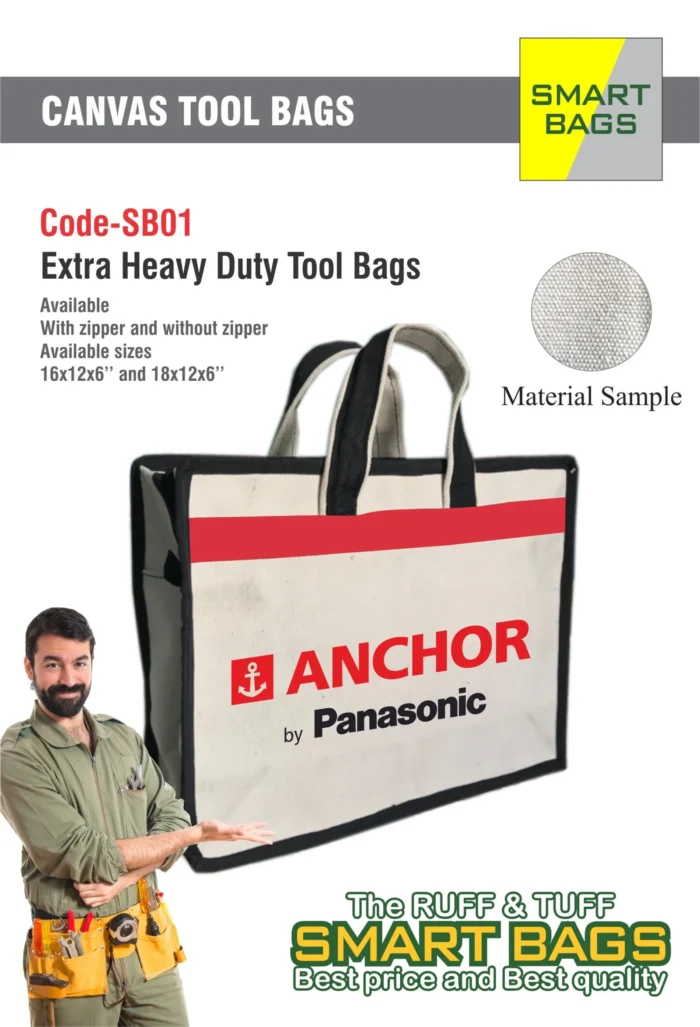 Extra Heavy Duty Canvas Tool Bags-Code-SB01