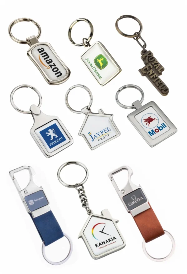 Premium Metal Keychains with Custom Logo
