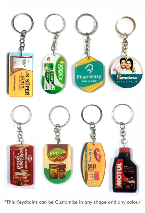 Promotional Acrylic Logo Keychains Giveaways