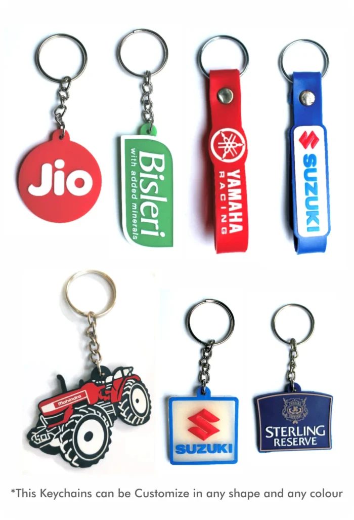 Silicone Logo Keychains-Corporate Gifts