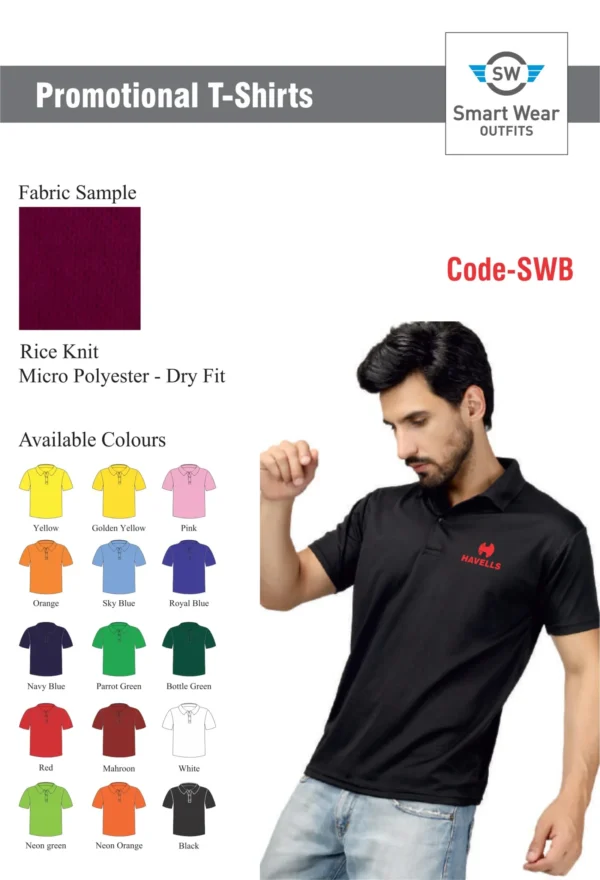 Smart Wear Promotional Dry-Fit T-Shirts –SWB