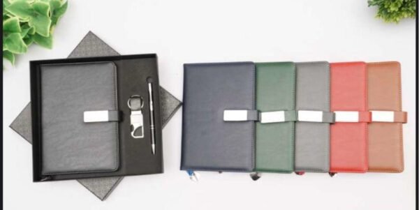 Notebook Pen Metal Keychain Corporate Gift Set